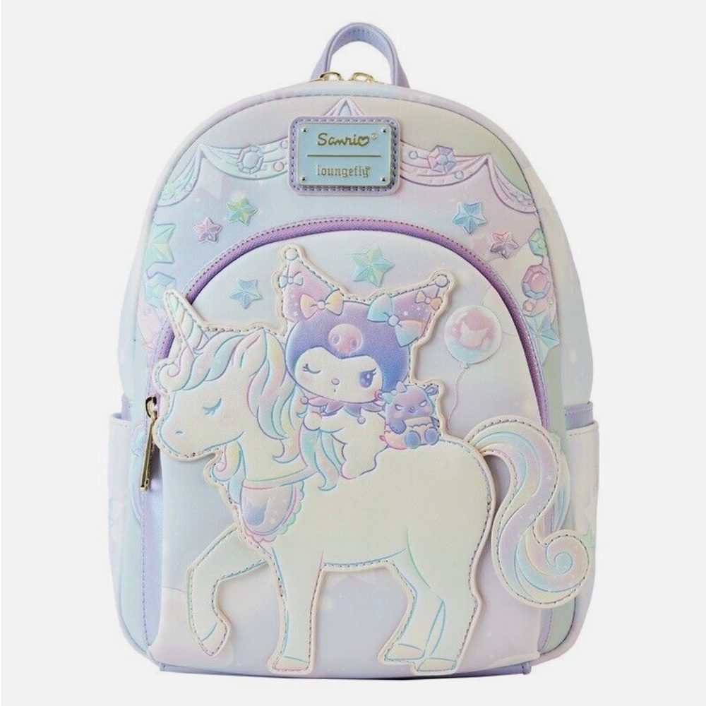 Loungefly Sanrio Exclusive Kuromi Carnival Unicorn Mini Backpack